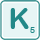 k is 5