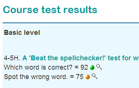 spelling-course-test-results