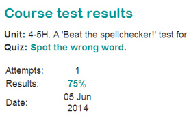 english-spelling-test-results