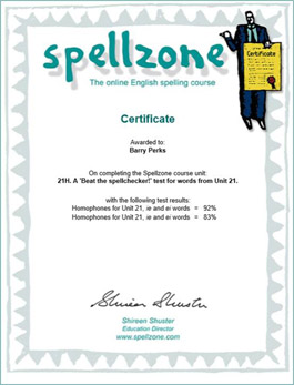 spelling-certificate